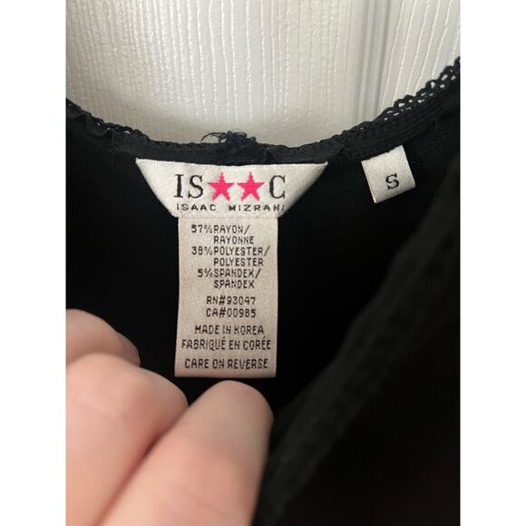 Isaac Mizrahi Black Maxi Goth Witch Dress Whimsigoth Dark Romance Small NWT $210 - Picture 7 of 14